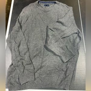 Croft&Barrow 2x charcoal gray sweater